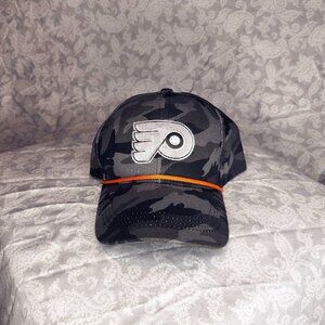 NEW Philadelphia Flyers Camo Snapback Hat Military Appreciation 11/11/24 NHL